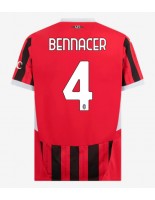 Moške Nogometnih dresov AC Milan Ismael Bennacer #4 Domači 2024-25 Kratki rokavi